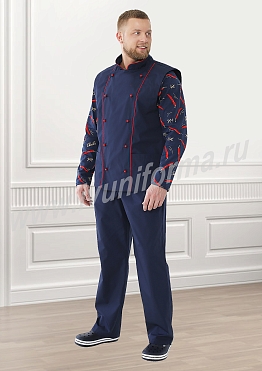 Костюм повара мужской арт. ПВ-02-11-ТС