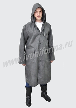 Плащ прорезиненный унисекс арт. Р-22-03-ПЭ